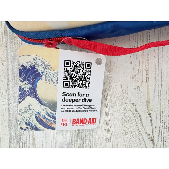 NEW Target Band-Aid First Aid Kit Case The Met The Great Wave Kanagawa NEW - Picture 3 of 8